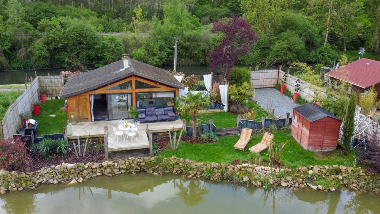 Kaebane 85, Lodge Avec Spa Au Bord De L'Eau Prouilly 외부 사진