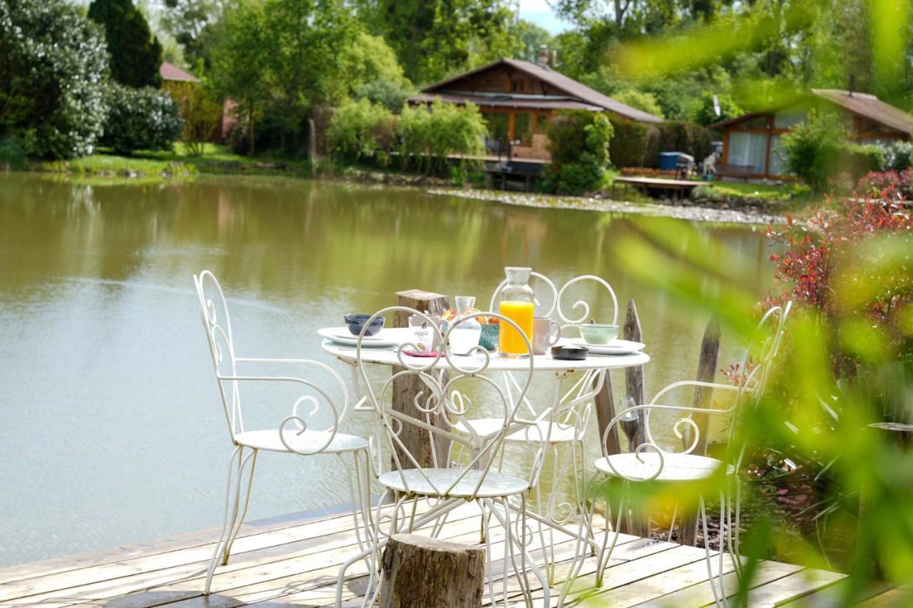 Kaebane 85, Lodge Avec Spa Au Bord De L'Eau Prouilly 외부 사진